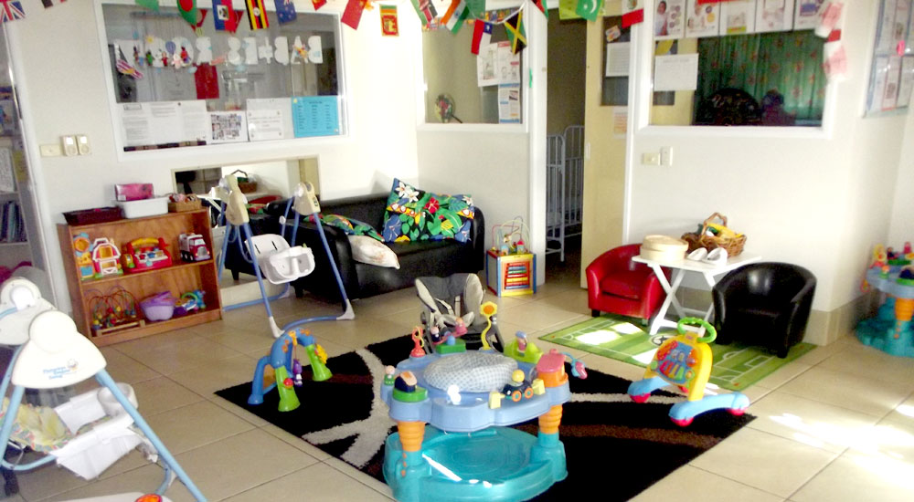Small World Childcare Babies Room at Nerang Carrara
